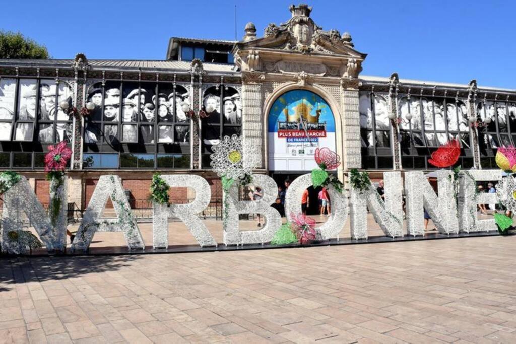 Appartement Cosy Au Pied Des Halles,Le Rossini ナルボンヌ エクステリア 写真